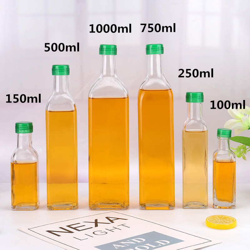 方形橄榄油系列玻璃瓶